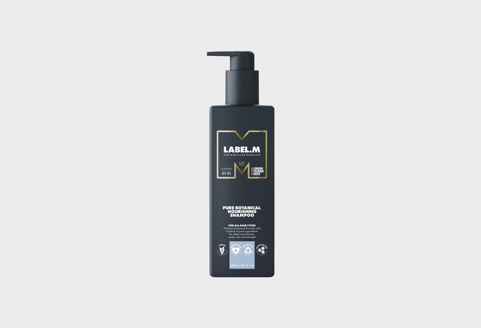 LABEL.M Pure Botanical Nourishing Shampoo with pump LABEL.M Pure Botanical Nourishing Shampoo with pump