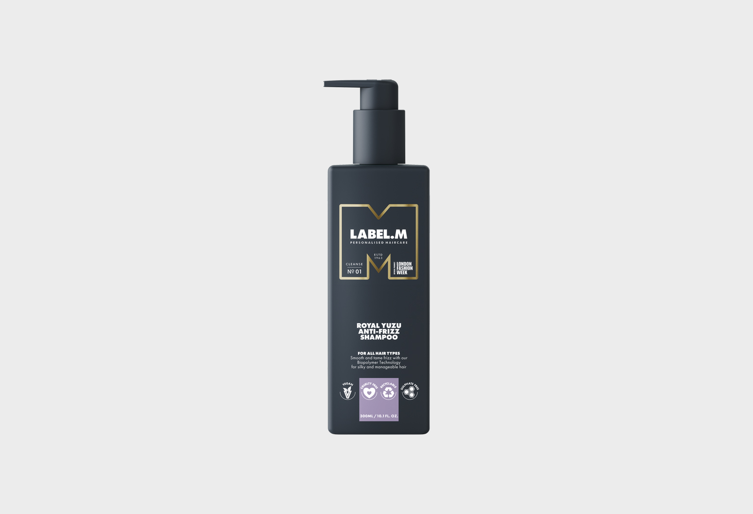 LABEL.M Royal Yuzu Anti-Frizz Shampoo with pump LABEL.M Royal Yuzu Anti-Frizz Shampoo with pump