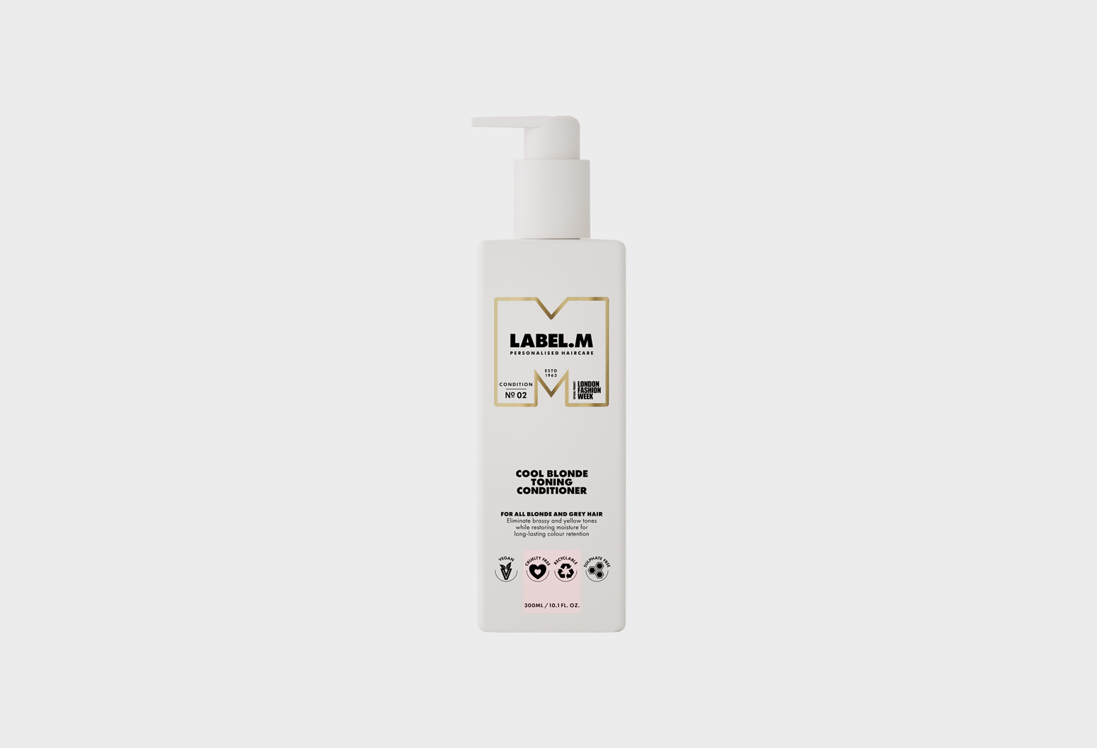 LABEL.M Cool Blonde Toning Conditioner with pump LABEL.M Cool Blonde Toning Conditioner with pump