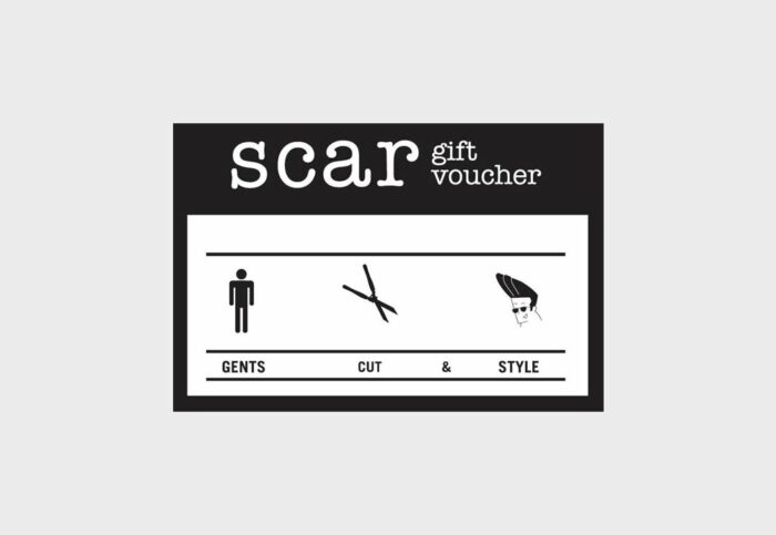 SCAR GIFT VOUCHER GENTS CUT & STYLE